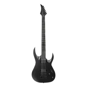 Solar A1.6SVART-29+ 6 Telli Bariton Elektro Gitar (Carbon Black Matte) - 1