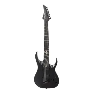 Solar A1.7BOP-FF 7 Telli Multiscale Fan Fret Elektro Gitar (Black Open Pore Matte) - 1