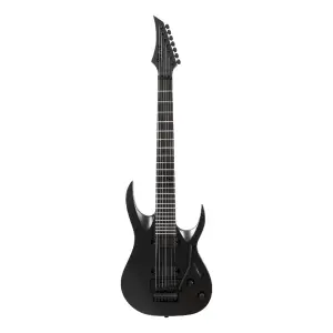Solar A1.7FR Svart+ 7 Telli Floyd Rose Elektro Gitar (Carbon Black Matte) - 1