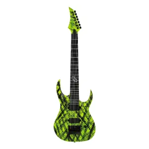 Solar A1.7LN Canibalismo+ 7 Telli Elektro Gitar (Lemon Neon Matte) - 1