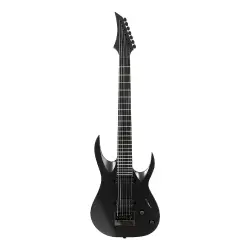 Solar A1.7Svart+ 7 Telli Elektro Gitar (Carbon Black Matte) - 1