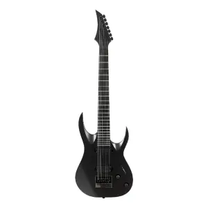 Solar A1.7Svart+ 7 Telli Elektro Gitar (Carbon Black Matte) - 1