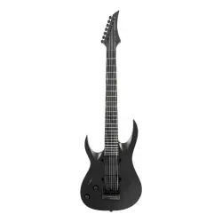 Solar A1.7Svart+ LH 7 Telli Solak Elektro Gitar (Carbon Black Matte) - 1