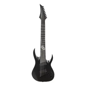 Solar A1.8ABOP-FF 8 Telli Multiscale Elektro Gitar (Black Open Pore Matte) - 1