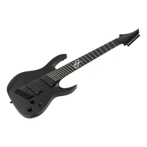 Solar A1.8ABOP-FF 8 Telli Multiscale Elektro Gitar (Black Open Pore Matte) - 3