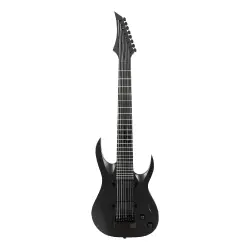 Solar A1.8Svart 8 Telli Elektro Gitar (Carbon Black Matte) - 1