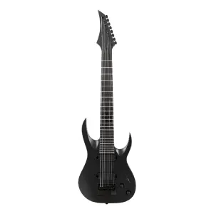 Solar A1.8Svart 8 Telli Elektro Gitar (Carbon Black Matte) - 1