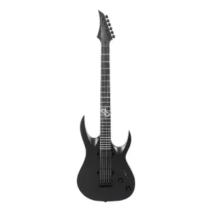 Solar A2.6C-27 Baritone 6 Telli Elektro Gitar (Carbon Black Matte) - 1