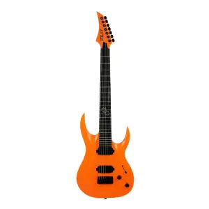 Solar A2.7 7 Telli Elektro Gitar (Orange Neon Matte) - 1