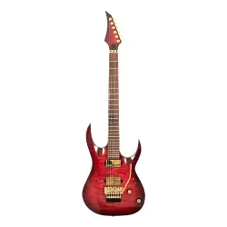 Solar AB1.6AFRQBR 6 Telli Elektro Gitar (Quilted Blood Red Burst Gloss) - 1