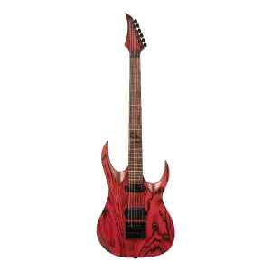 Solar AB1.6ET Pyro Rojo 6 Telli Elektro Gitar (Chop Shop – Pyro Red Raw) - 1