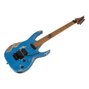 Solar AB1.6FRB Relik 6 Telli Floyd Rose Tremololu Elektro Gitar (Relik Blue Lacquer) - 3