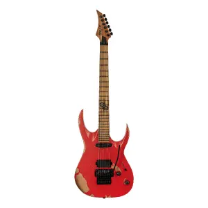 Solar AB1.6FRR Relik 6 Telli Floyd Rose Tremololu Elektro Gitar (Relik Red Lacquer) - 1