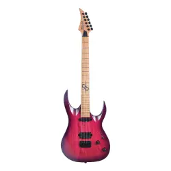 Solar AB1.6HTPB 6 Telli Elektro Gitar (Trans Purple Burst Matte) - 1