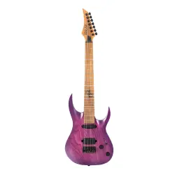 Solar AB1.7HTPB 7 Telli Elektro Gitar (Trans Purple Burst Matte) - 1