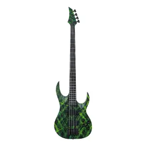 Solar AB2.4CLN Canibalismo 4 Telli Bas Gitar (Black Lemon Neon Canibalismo) - 1
