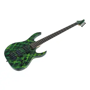 Solar AB2.4CLN Canibalismo 4 Telli Bas Gitar (Black Lemon Neon Canibalismo) - 3
