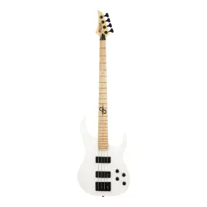 Solar AB2.4W 4 Telli Bas Gitar (White Matte) - 1
