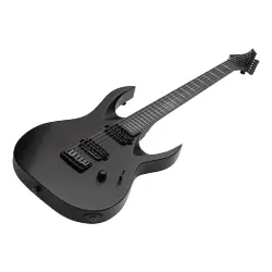 Solar AB6H Svart 6 Telli Elektro Gitar (Black on Black) - 3