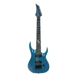 Solar AB7CBM 7 Telli Elektro Gitar (Metallic Charcoal Blue) - 1