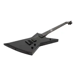 Solar E1.6BOP-27 6 Telli Bariton Elektro Gitar (Black Open Pore Matte) - 3