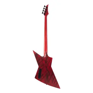Solar E2.4Canibalismo 4 Telli Elektro Bas Gitar (Blood Red Open Pore / Blood Splatter) - 2