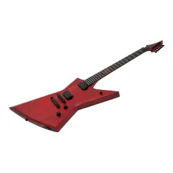 Solar E2.6ROP+ 6 Telli Elektro Gitar (Blood Red Matte Open Pore) - 3