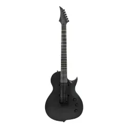 Solar GC1.6Svart+ 6 Telli Elektro Gitar (Carbon Black Matte) - 1