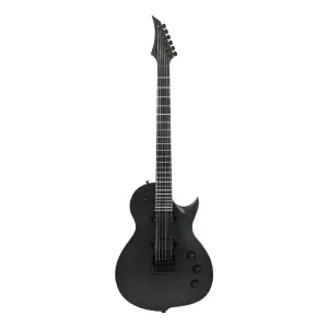 Solar GC1.6Svart+ 6 Telli Elektro Gitar (Carbon Black Matte) - 1