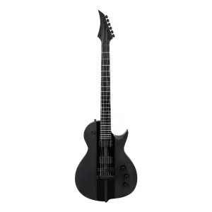 Solar GC1.6T-RSB 6 Telli Elektro Gitar (Black on Black Racing Stripes) - 1