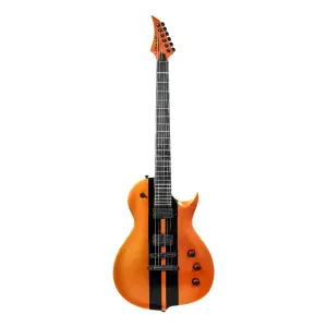 Solar GC1.6T-RSO 6 Telli Elektro Gitar (Orange Metallic Gloss Black Racing Stripes) - 1