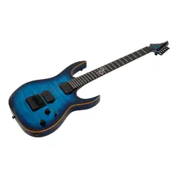 Solar S1.6AQOB 6 Telli Elektro Gitar (Quilted Ocean Blue Burst) - 3