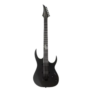 Solar S1.6C+ 6 Telli Elektro Gitar (Carbon Black Matte) - 1