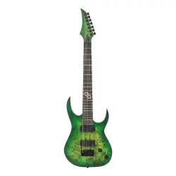 Solar S1.7AHLB 7 Telli Elektro Gitar (Lime Burst Matte) - 1