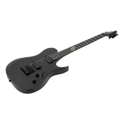 Solar T1.6BOP-27+ 6 Telli Bariton Elektro Gitar (Black Open Matte) - 3