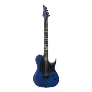 Solar T2.6BLOP-27+ 6 Telli Bariton Elektro Gitar (Blue Open Pore Matte) - 1