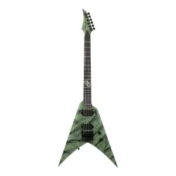 Solar V1.6AOP Canibalismo 6 Telli Elektro Gitar (Army Green Open Pore) - 1