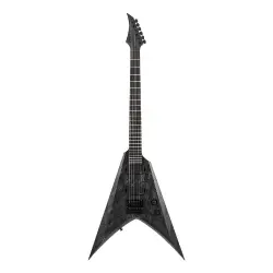 Solar V1.6ASvart Canibalismo 6 Telli Elektro Gitar (Black Open Pore Matte) - 1