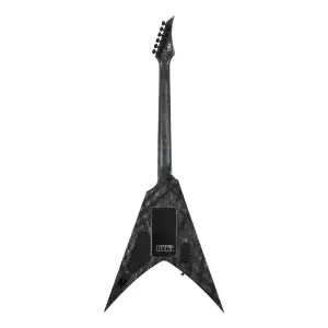 Solar V1.6ASvart Canibalismo 6 Telli Elektro Gitar (Black Open Pore Matte) - 2