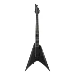 Solar V1.6FR Svart+ 6 Telli Elektro Gitar (Carbon Black Matte) - 1