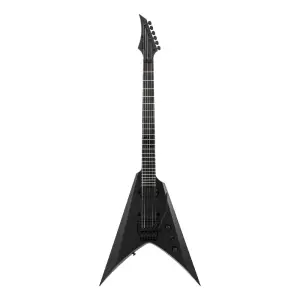 Solar V1.6FR Svart+ 6 Telli Elektro Gitar (Carbon Black Matte) - 1