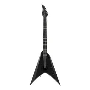 Solar V1.6Svart+ 6 Telli Elektro Gitar (Carbon Black Matte) - 1