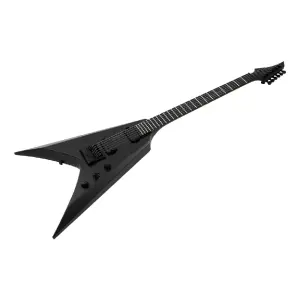 Solar V1.6Svart+ 6 Telli Elektro Gitar (Carbon Black Matte) - 3