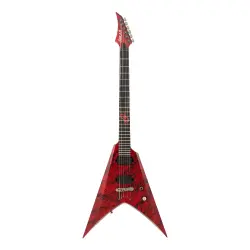 Solar V2.6Canibalismo+ 6 Telli Elektro Gitar (Blood Red Open Pore / Blood Splatter) - 1
