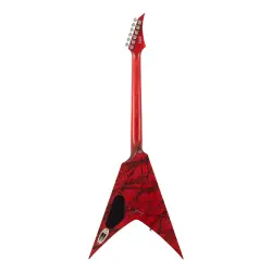 Solar V2.6Canibalismo+ 6 Telli Elektro Gitar (Blood Red Open Pore / Blood Splatter) - 2
