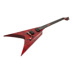 Solar V2.6Canibalismo+ 6 Telli Elektro Gitar (Blood Red Open Pore / Blood Splatter) - 3