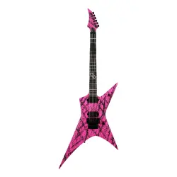 Solar X1.6FRPN Canibalismo+ 6 Telli Elektro Gitar (Pink Neon Canibalismo Matte) - 1