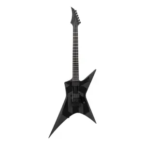 Solar X1.6Ola 6 Telli Elektro Gitar (Black on Black with Ola Logo) - 1