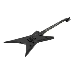 Solar X1.6Svart+ 6 Telli Elektro Gitar (Black Matte) - 3