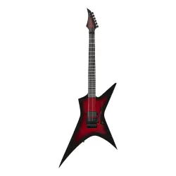 Solar XF1.6Dismember 6 Telli Elektro Gitar (Flame Wine Burst Gloss) - 1